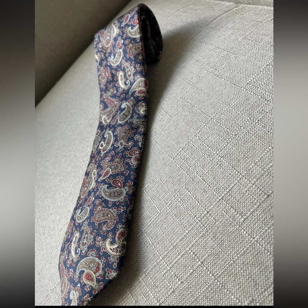 Christian Dior Men's Multicolor Floral Silk Designer Tie